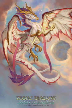 2020 Zodiac Dragons Calendar Virgo