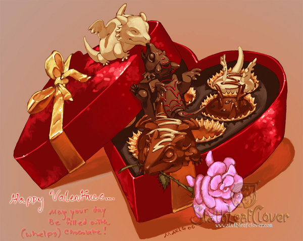 Chocolate assortment whelps