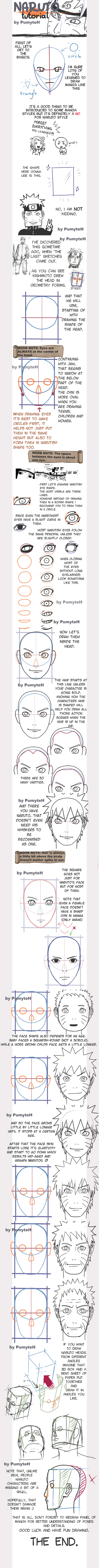 Naruto face tutorial