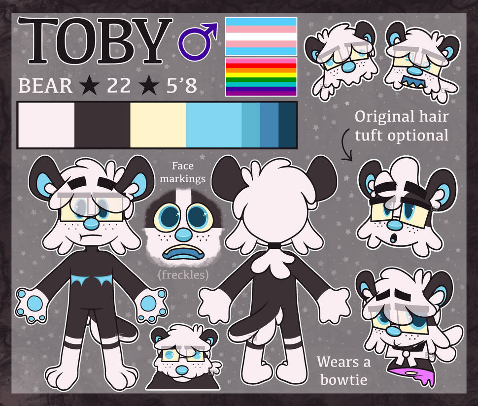 Toby Reference Sheet by DorkyAF on DeviantArt