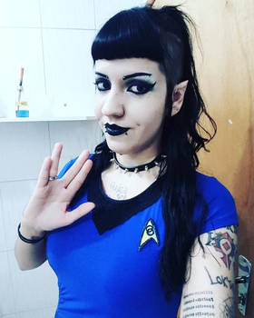 cosplay spock female goth