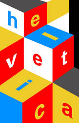 Helvetica Boxes Illustration