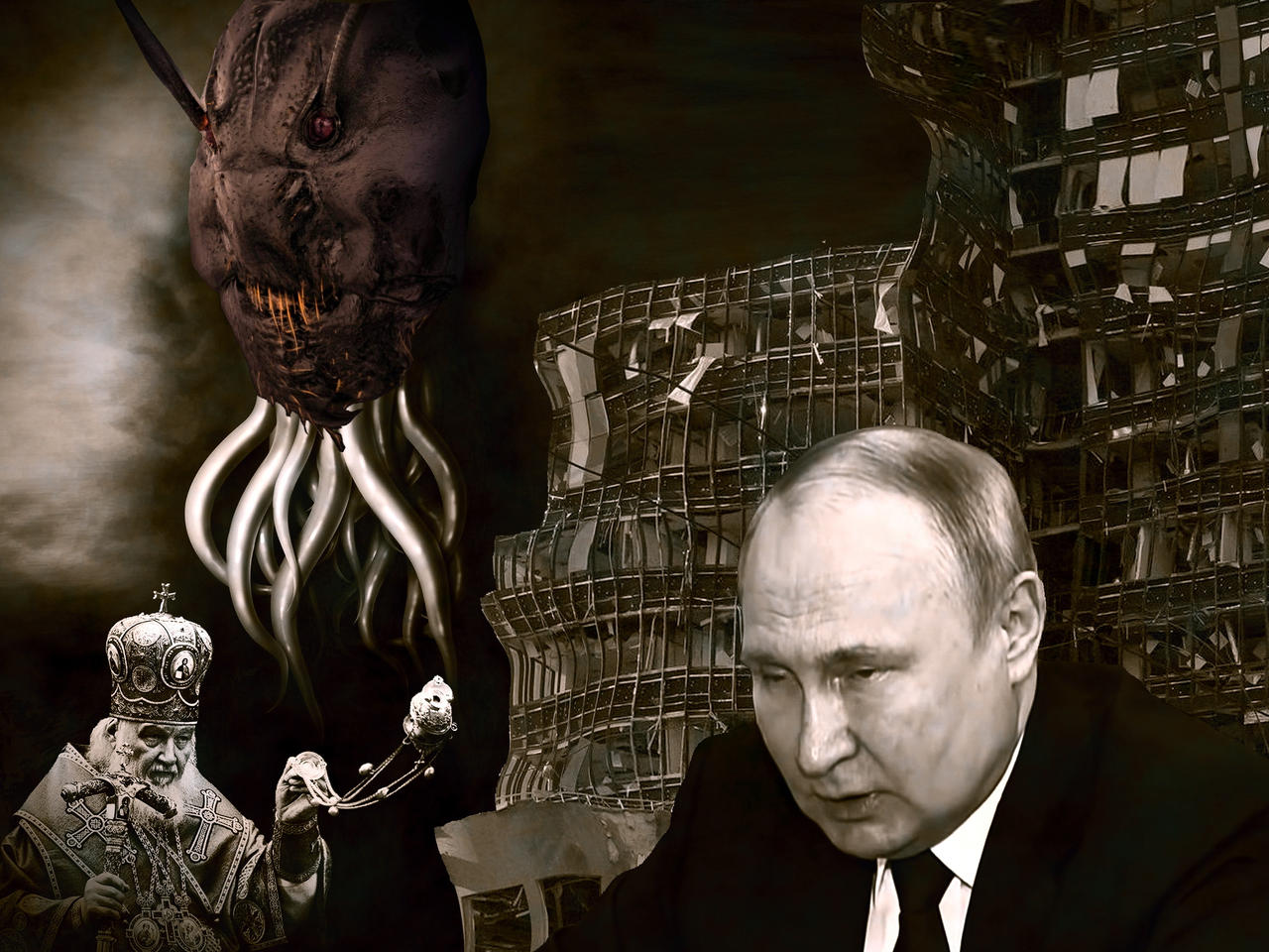 Le vrai visage de Poutine by hyneige on DeviantArt