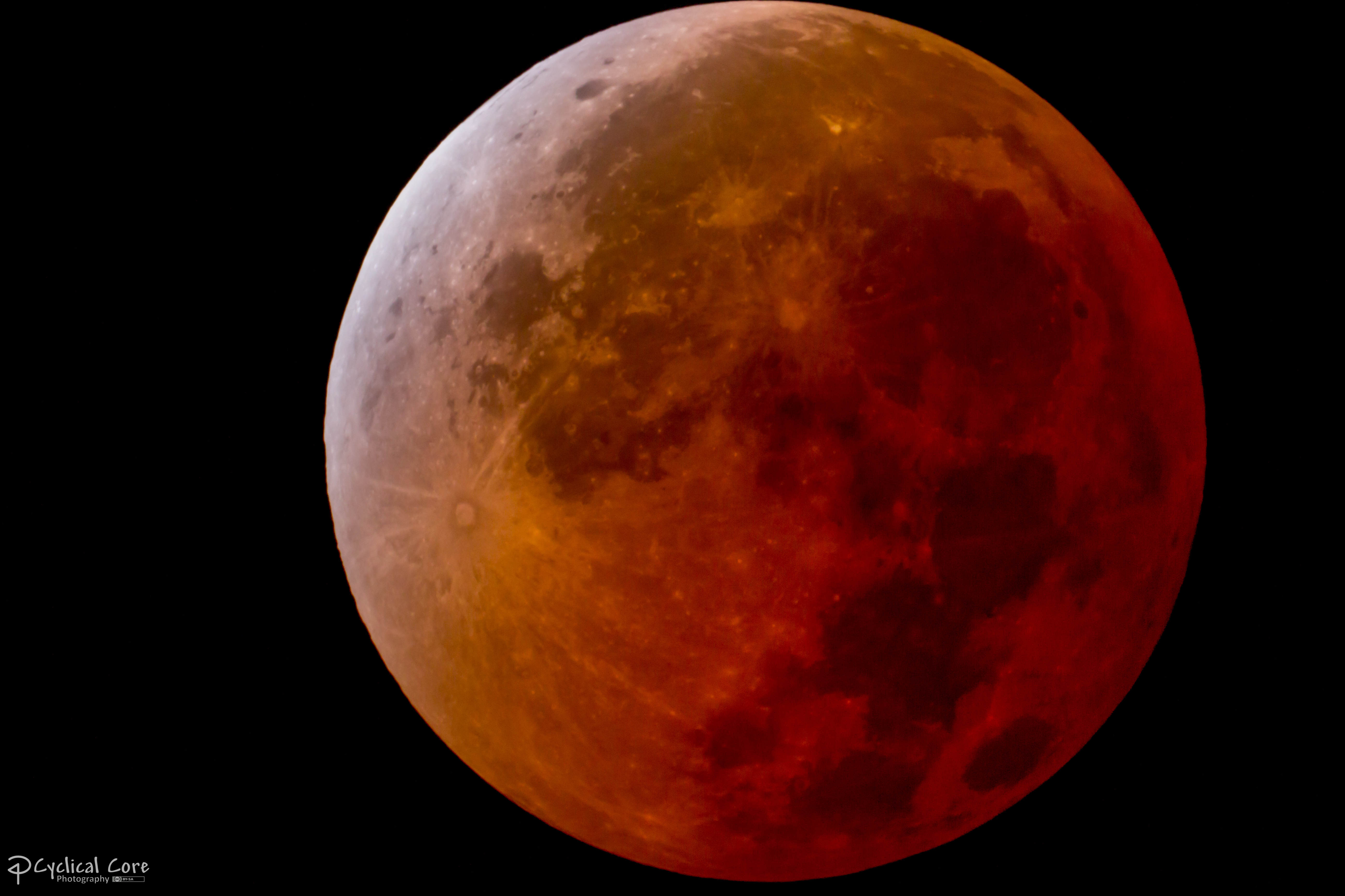 Total lunar eclipse