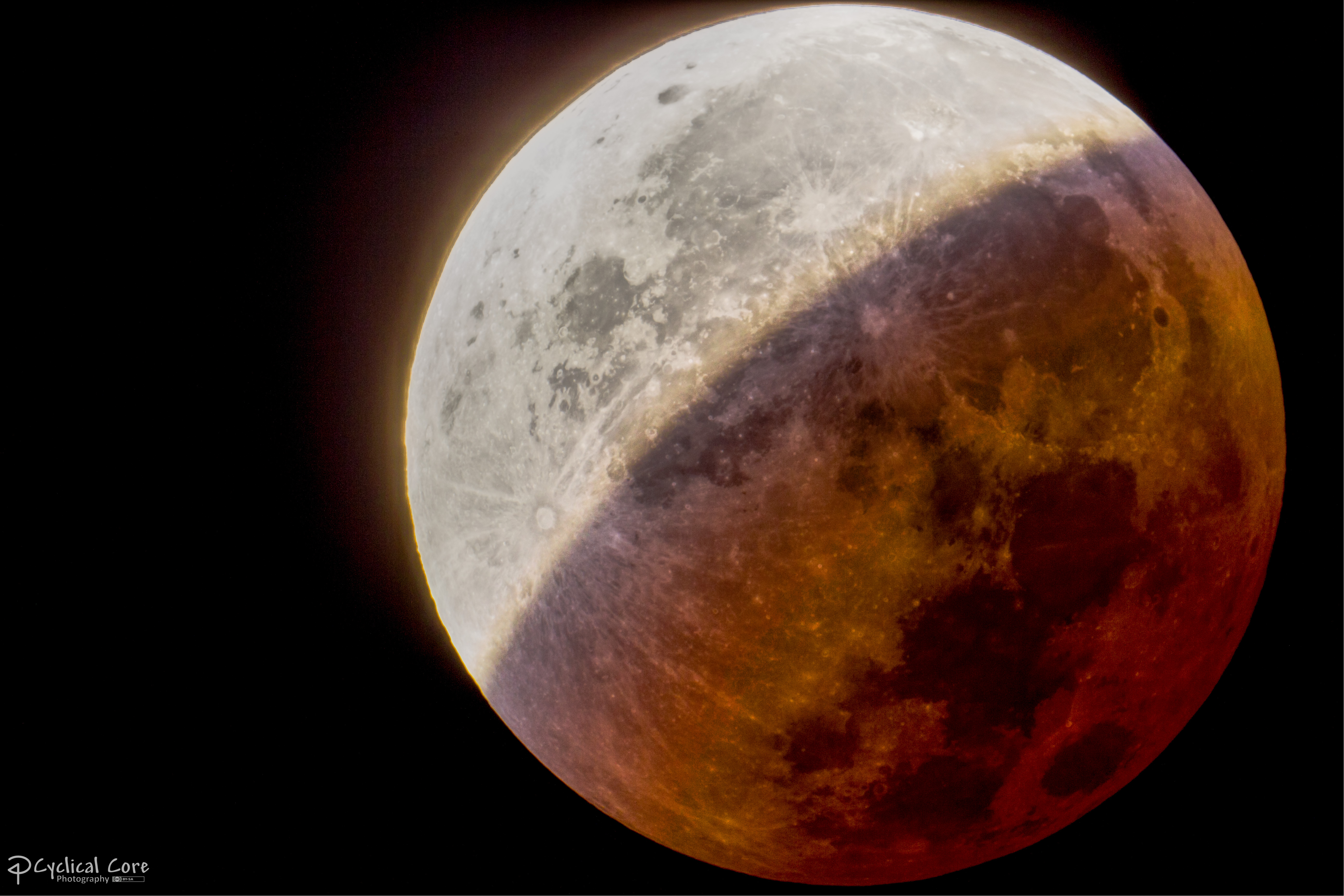 Lunar Eclipse Phase U3 HDR