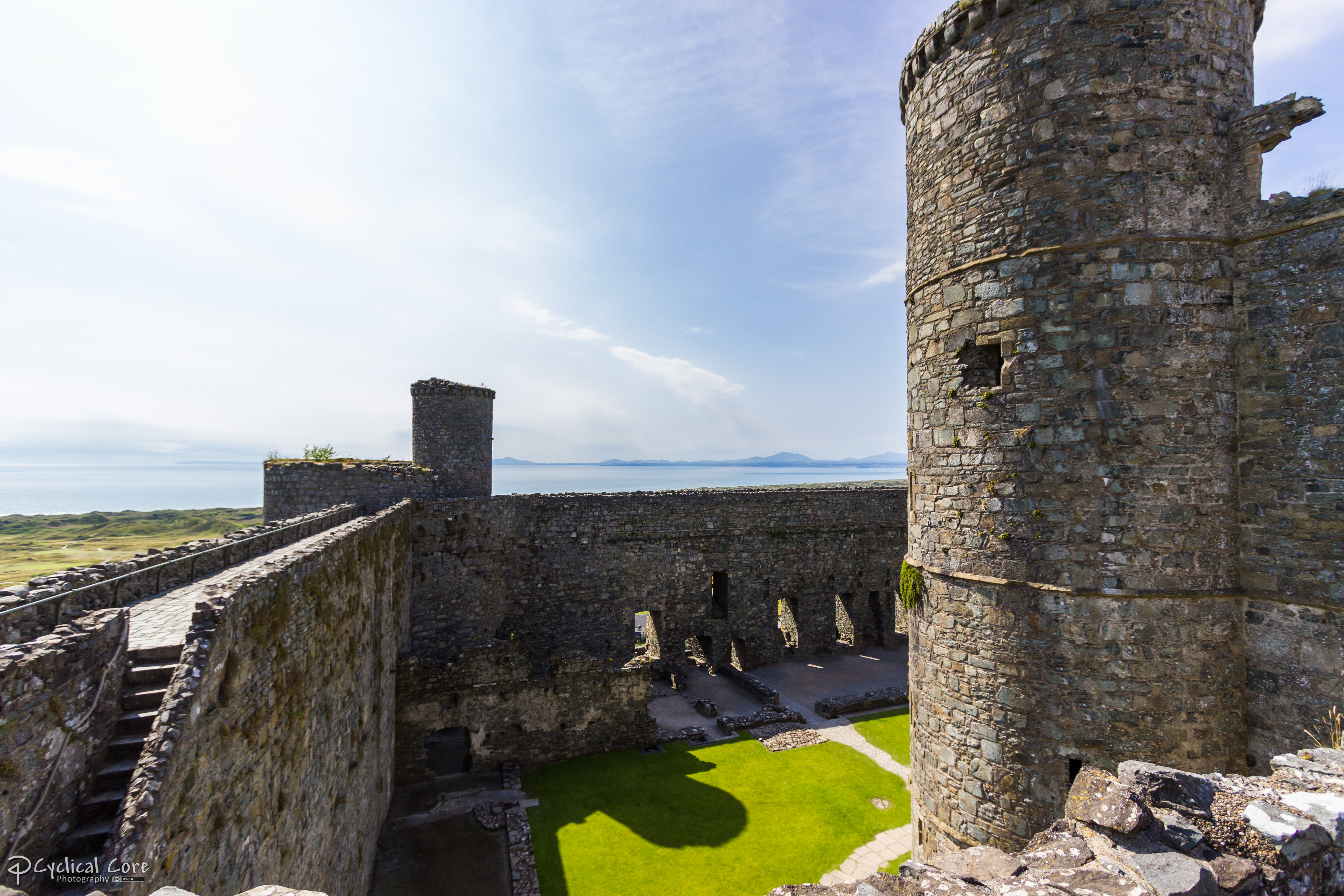 Harlech Castle - Inner Ward