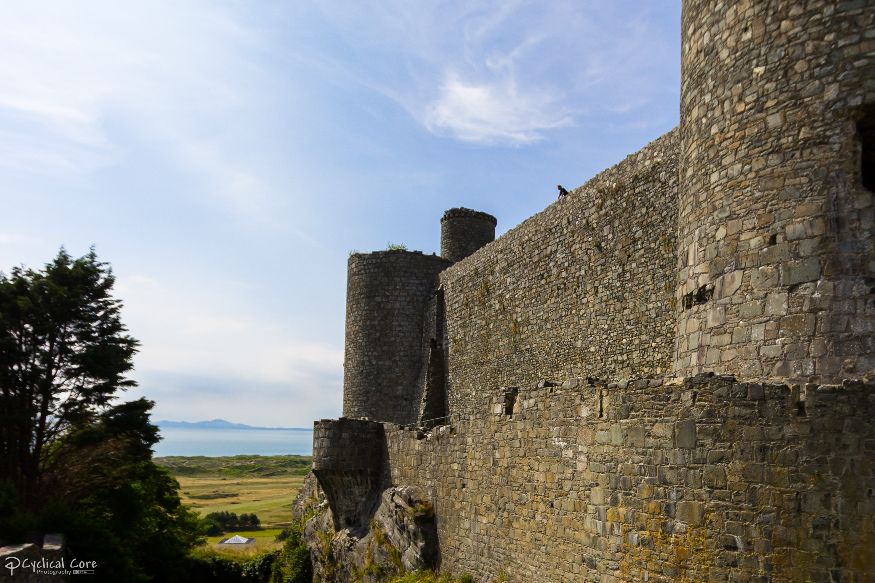 Harlech Castle - South Wall