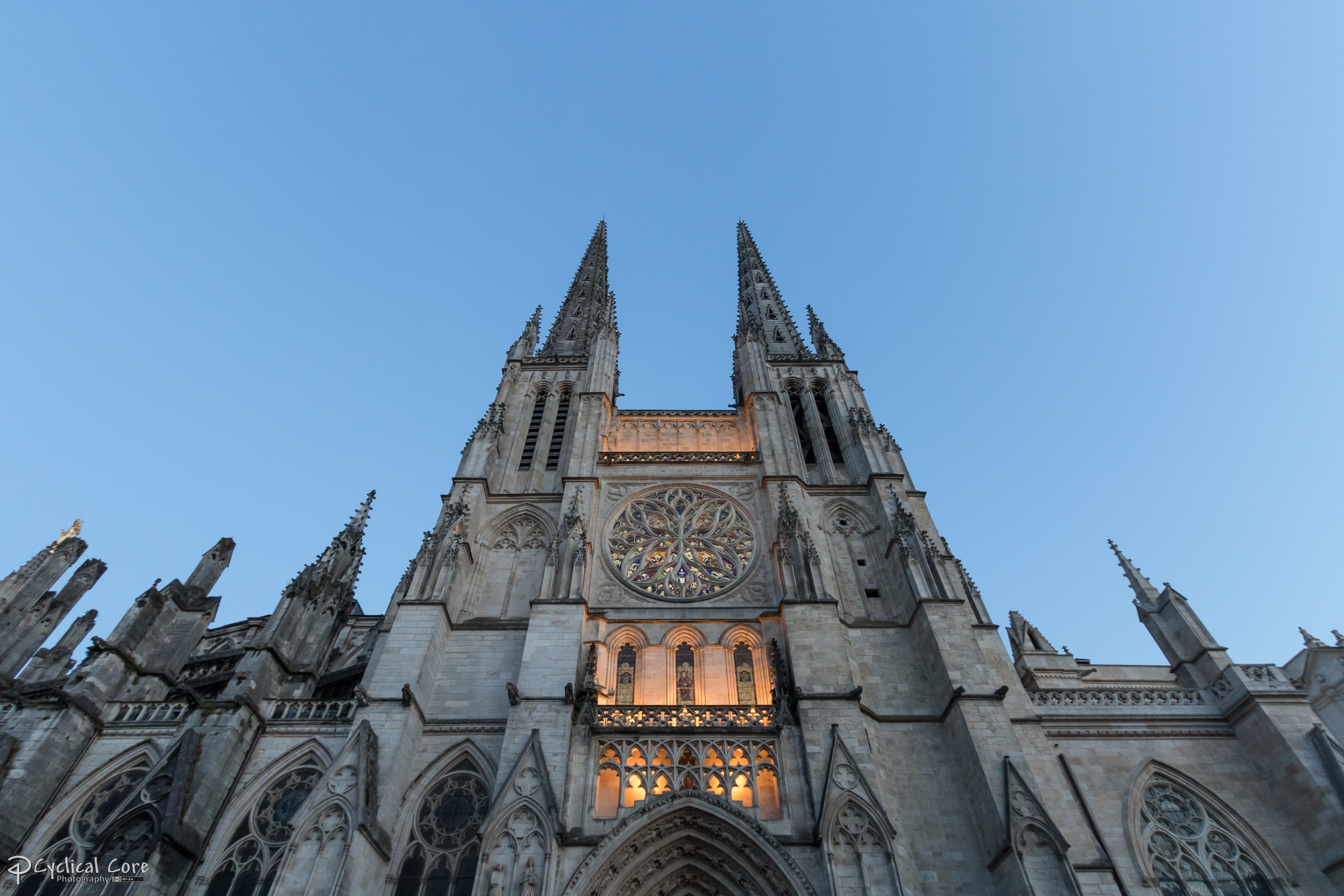 Bordeaux Cathedral - North face spires