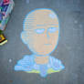 Chalk Art: Saitama