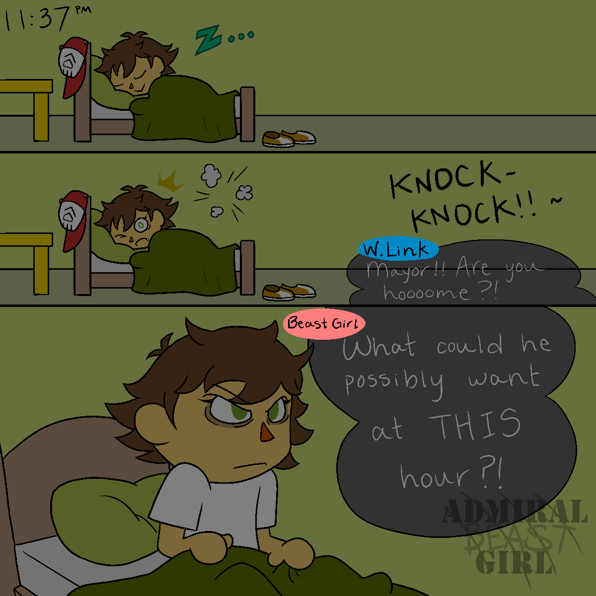 ACNL ~ When neighbors bug you after dark...