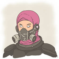 Cyberpunk Hijabgirl