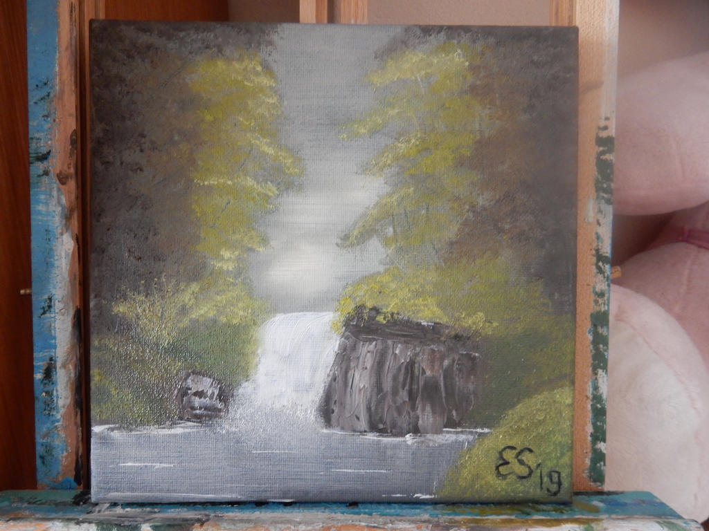 Es1978 Waterfall in the woods by ES1978 on DeviantArt