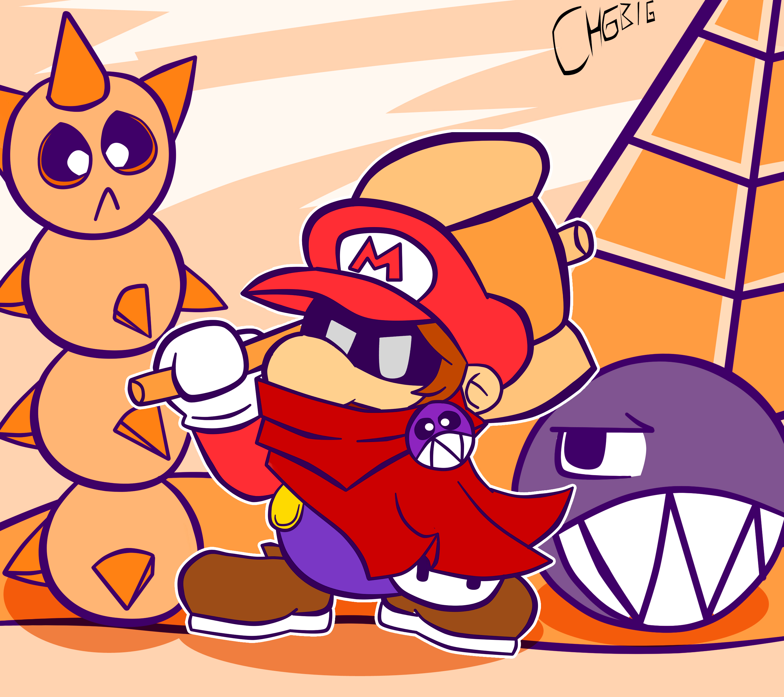 DANGER Mario by ChrisGB016 on DeviantArt