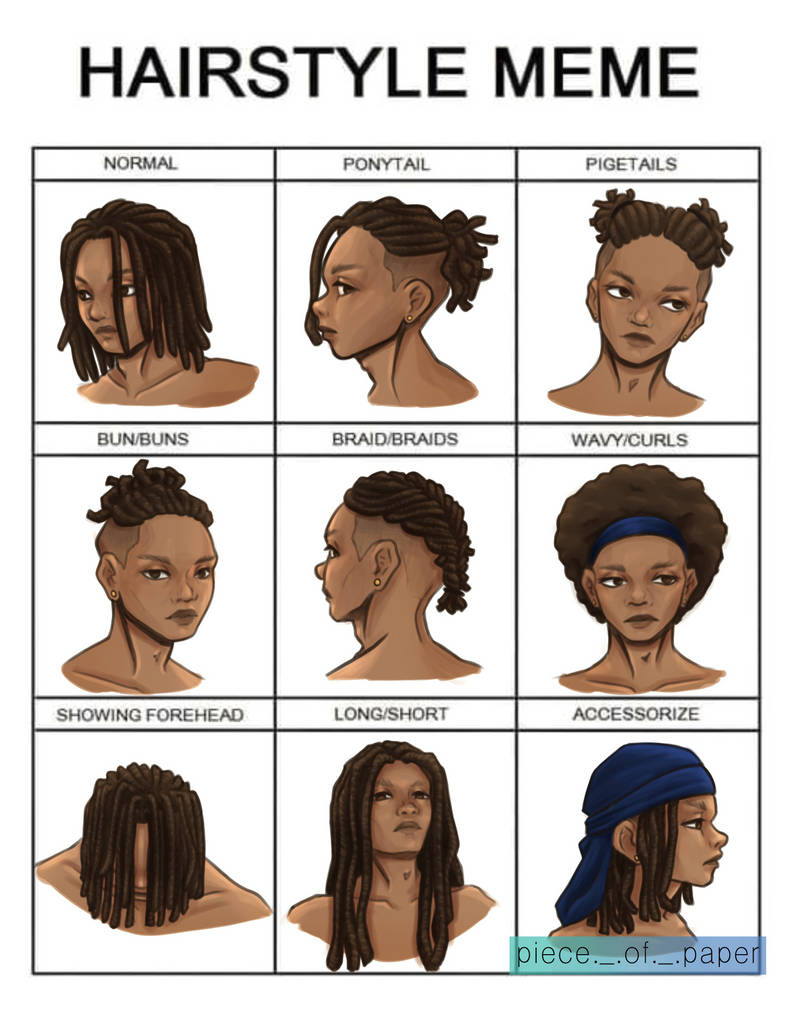 Hairstyle meme challenge by MarianaMartins20 on DeviantArt