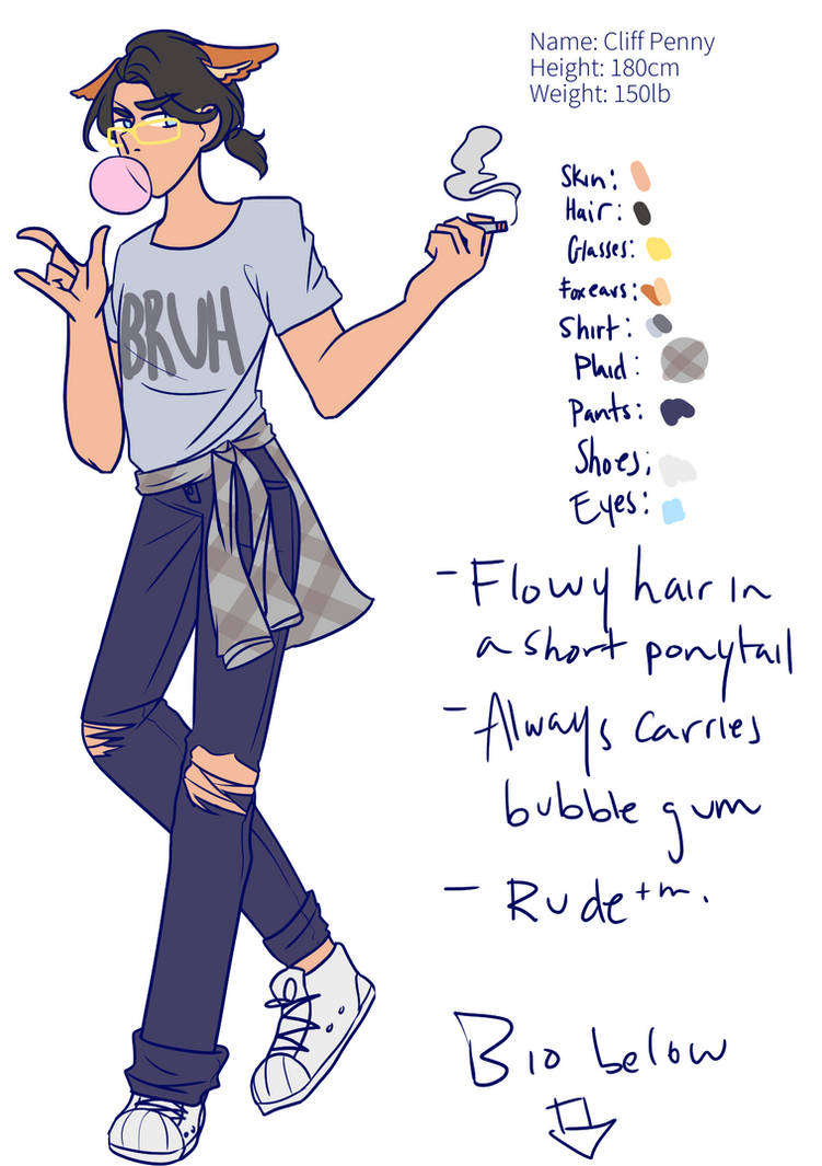 Cliff - Reference by GeniusArtStuff on DeviantArt