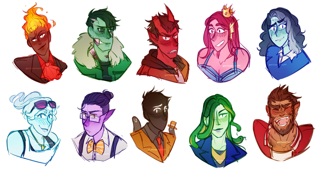 Monster Prom! + Speedpaint by GeniusArtStuff on DeviantArt