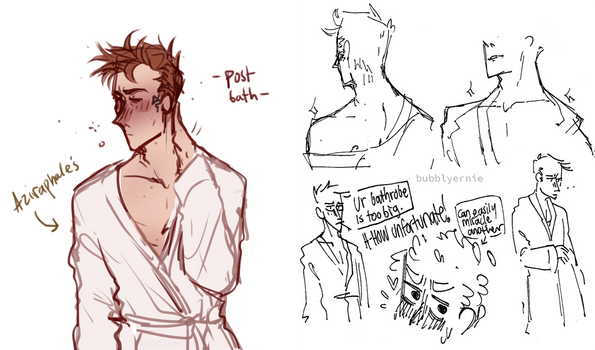 Just a bathrobe - Good omens