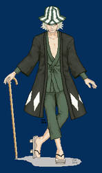 Bleach: Urahara Pixel w-bkg