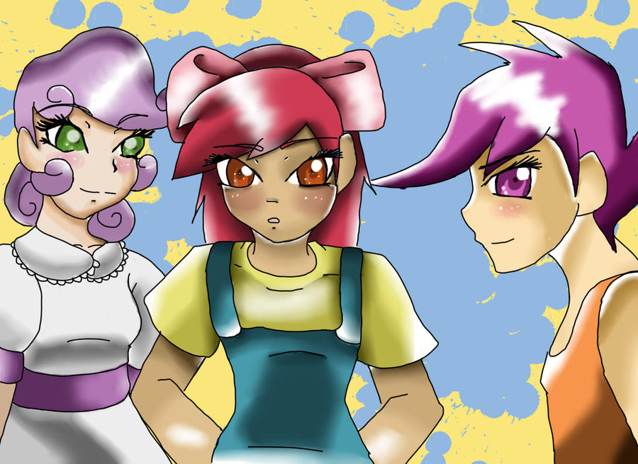 human cutie mark crusaders