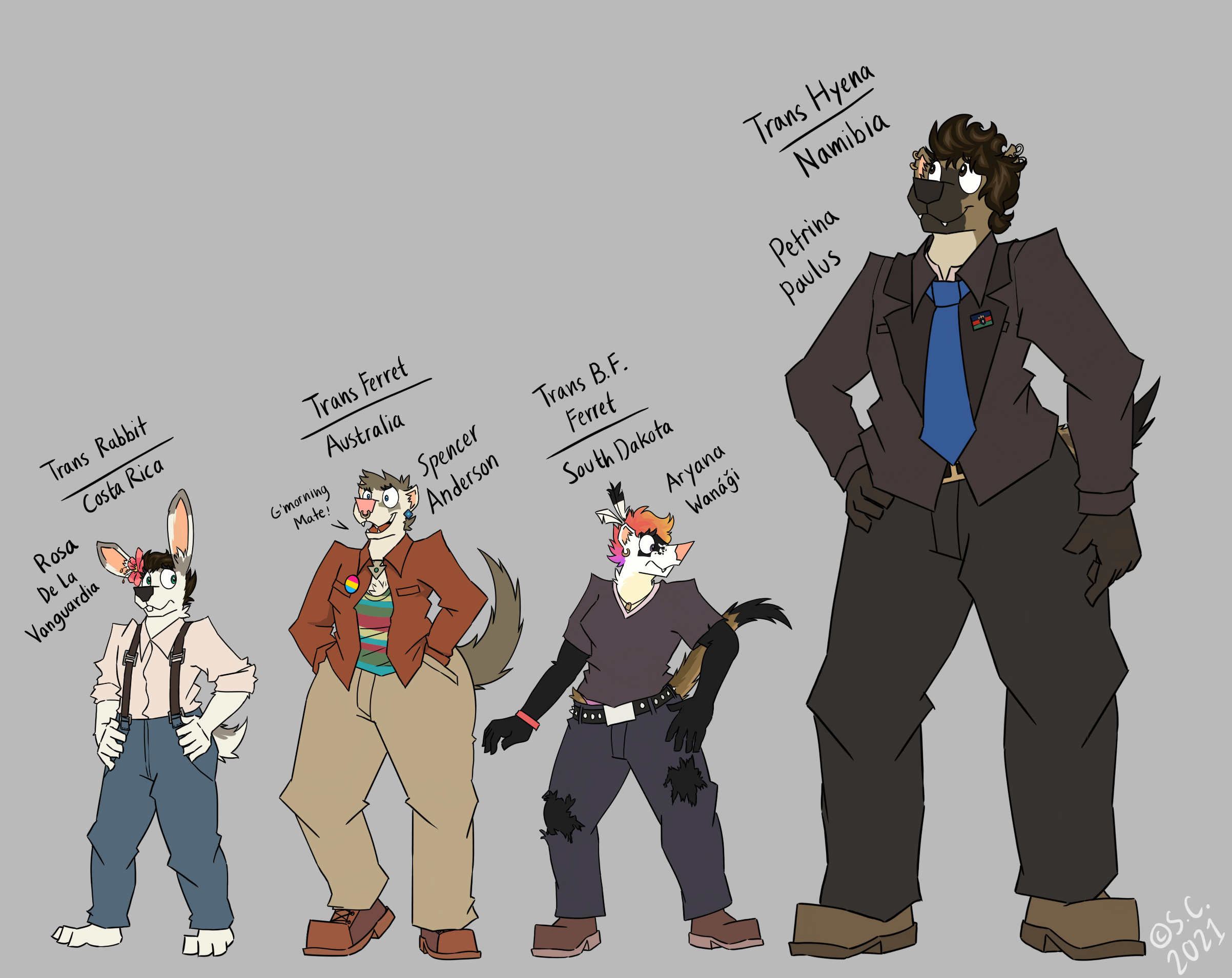 Transhuman Characters Transgender Character concepts 1 by ArtRock15 on DeviantArt