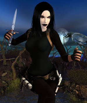 Lara Croft a.k.a The Crow