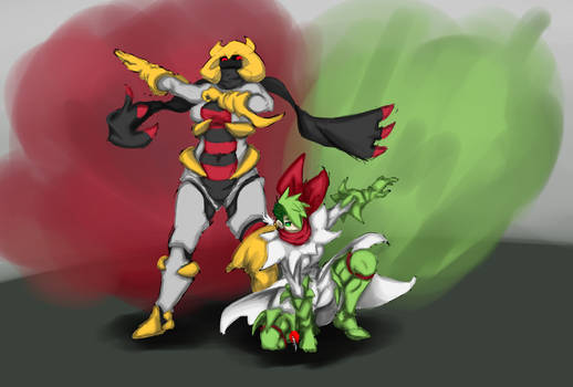 Giratina and Shaymin :3