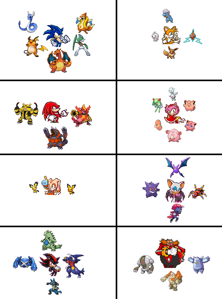 Sonic + Pokemon by TheHumbleFellow on DeviantArt