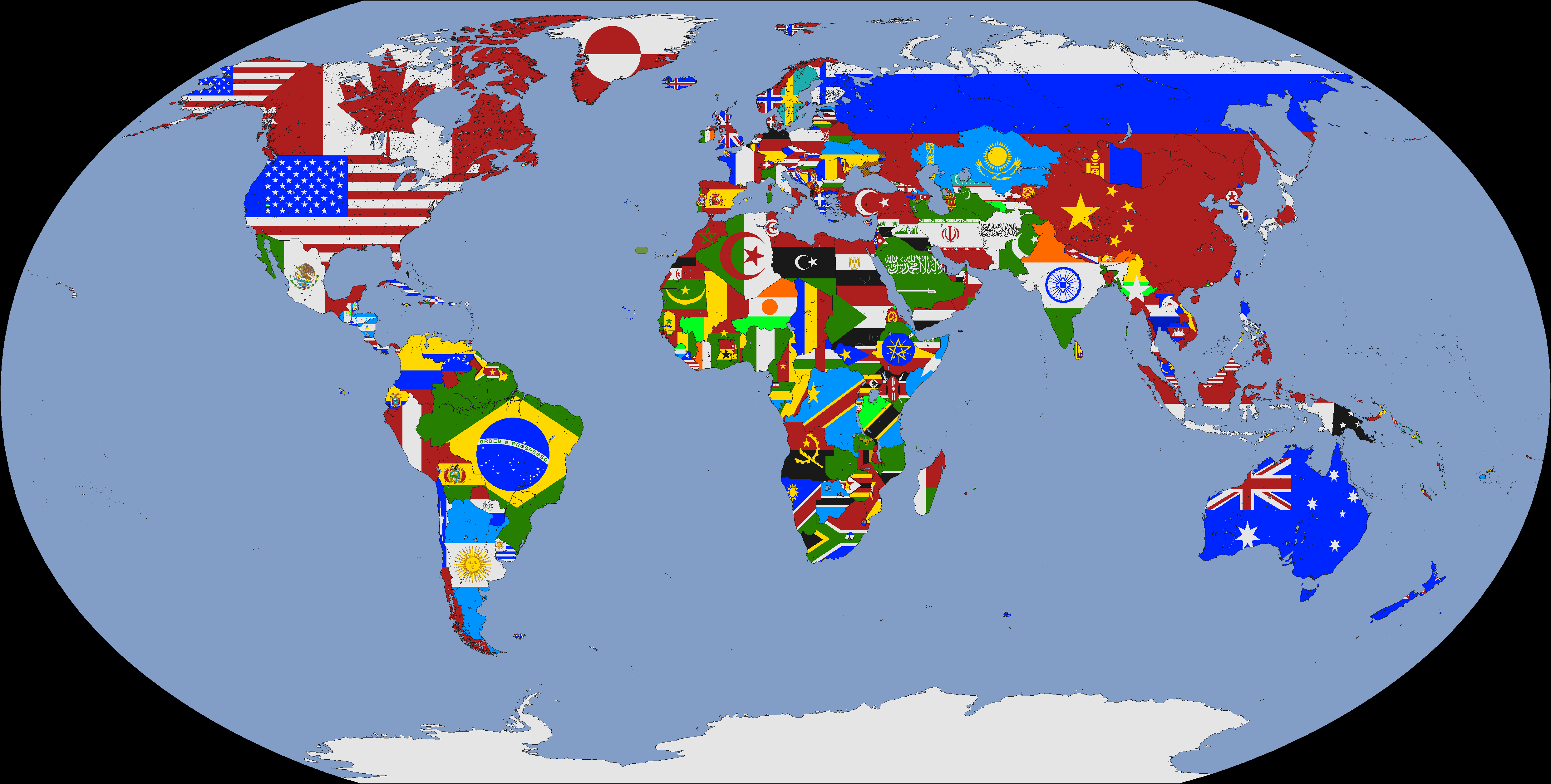 Big Scale World Map Unblurred(a lot of mistakes) by ...