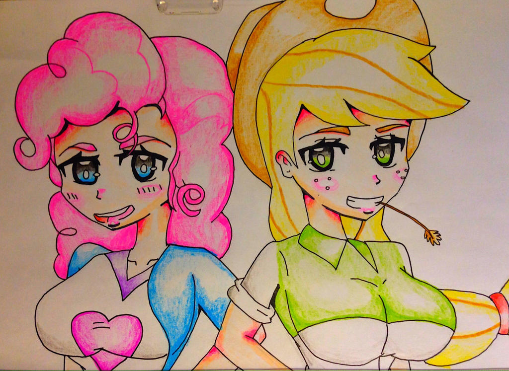 Pinkie pie and Apple jack