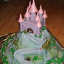 Fairy tale castle cake