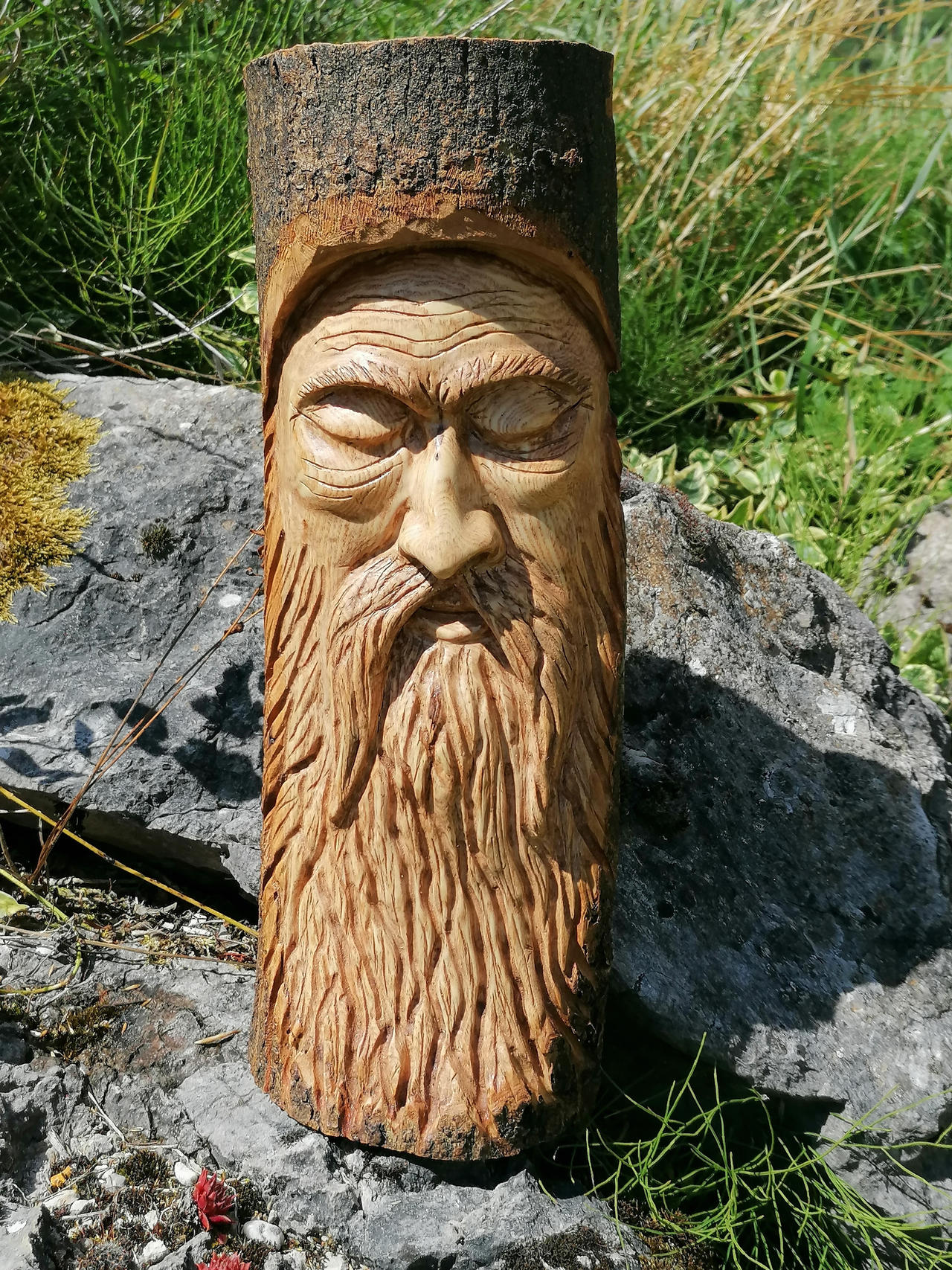 Peaceful wood spirit