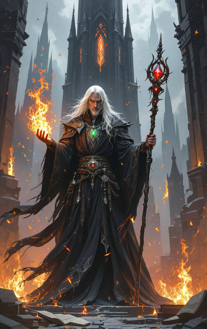 Elemental Wizard Robe Elemental Wizard in Tower by The-GM-Craft-Tavern on DeviantArt