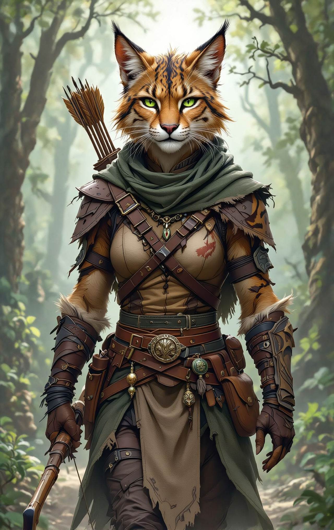 Tabaxi Ranger Token Tabaxi Ranger in the Woods by The-GM-Craft-Tavern on DeviantArt