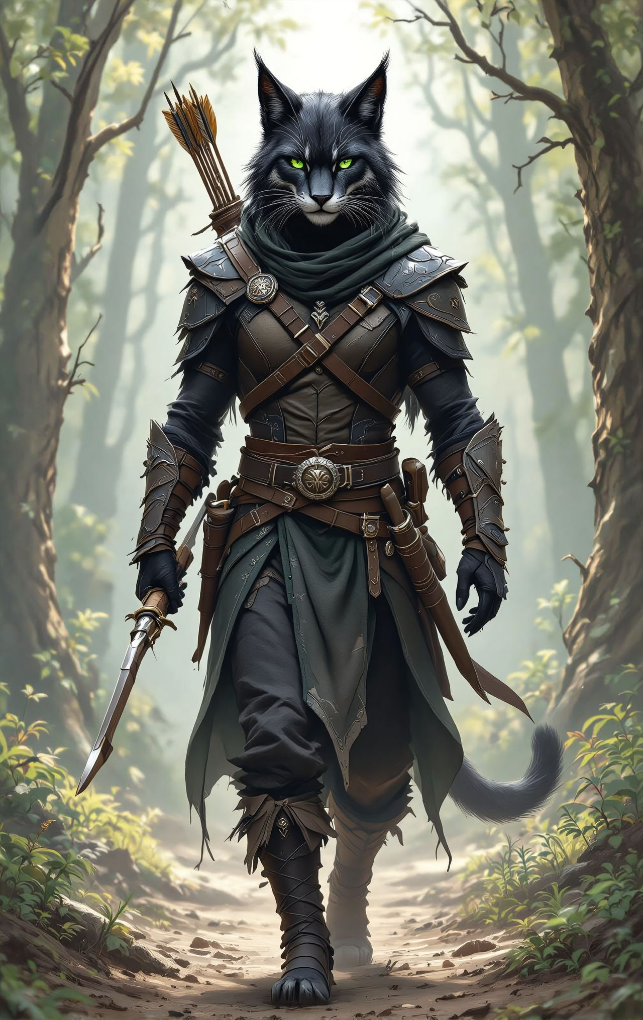 Tabaxi Ranger Token Mysterious Tabaxi Ranger by The-GM-Craft-Tavern on DeviantArt