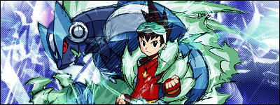 Megaman StarForce Geo and Omega-Xis Sig