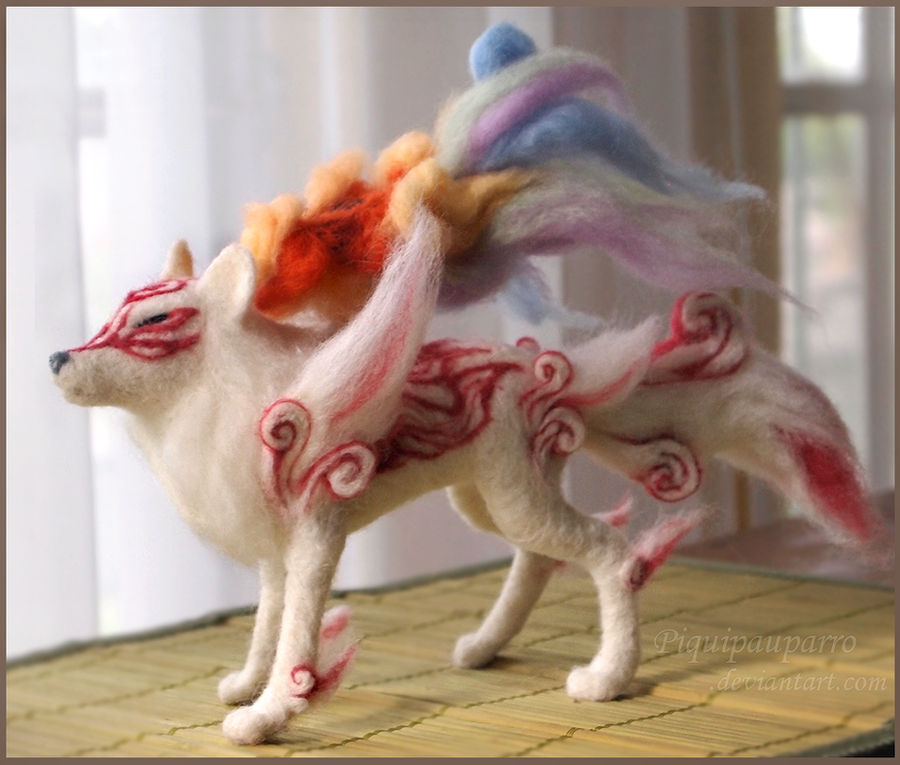 Shiranui - okami Neelde felting