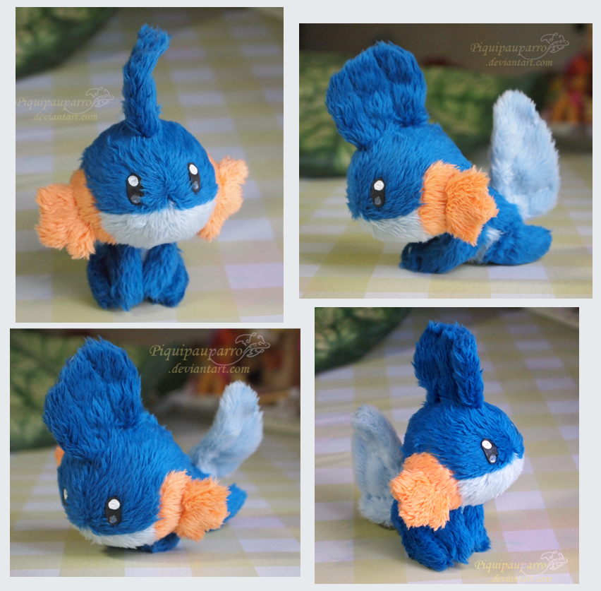 Mudkip- handmade plushie