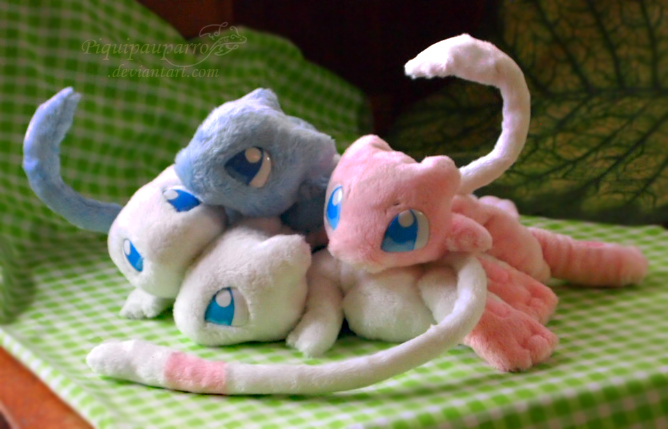 Mew friends - Handmade plushies