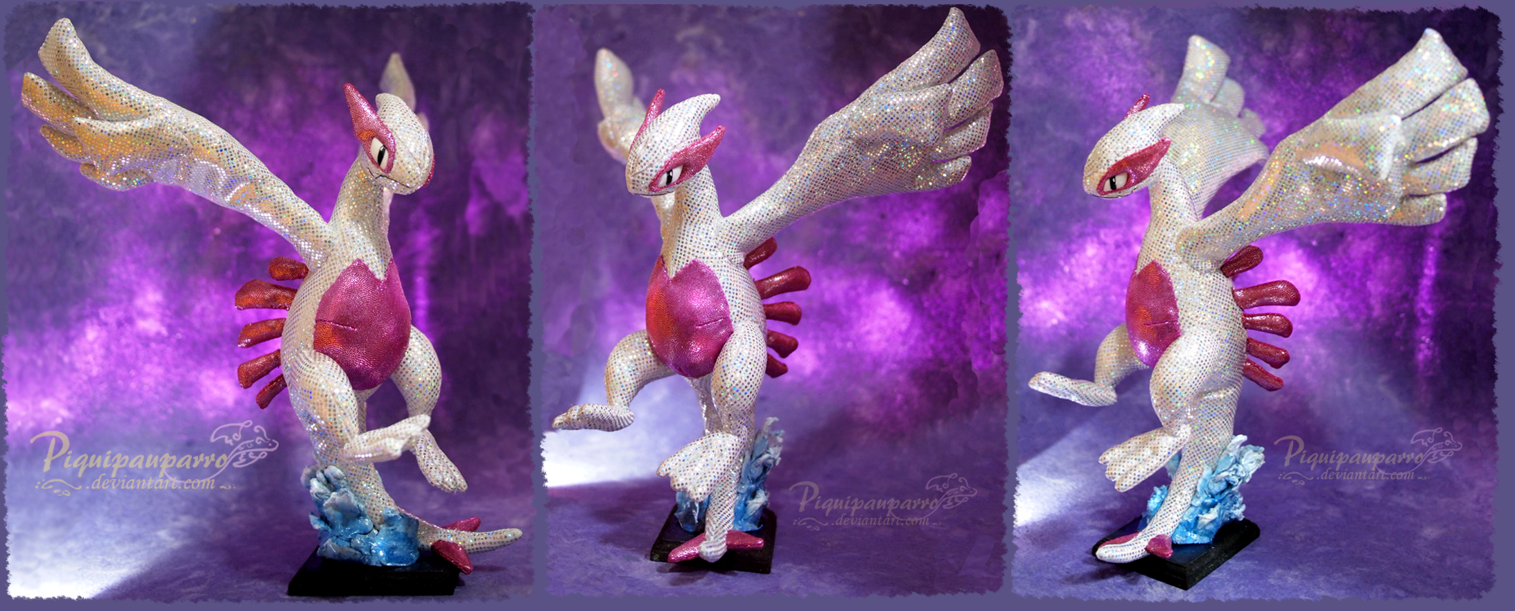 Shiny/holografic lugia - handmade plushie