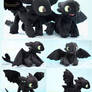 Young Toothless  - Handamde plushies