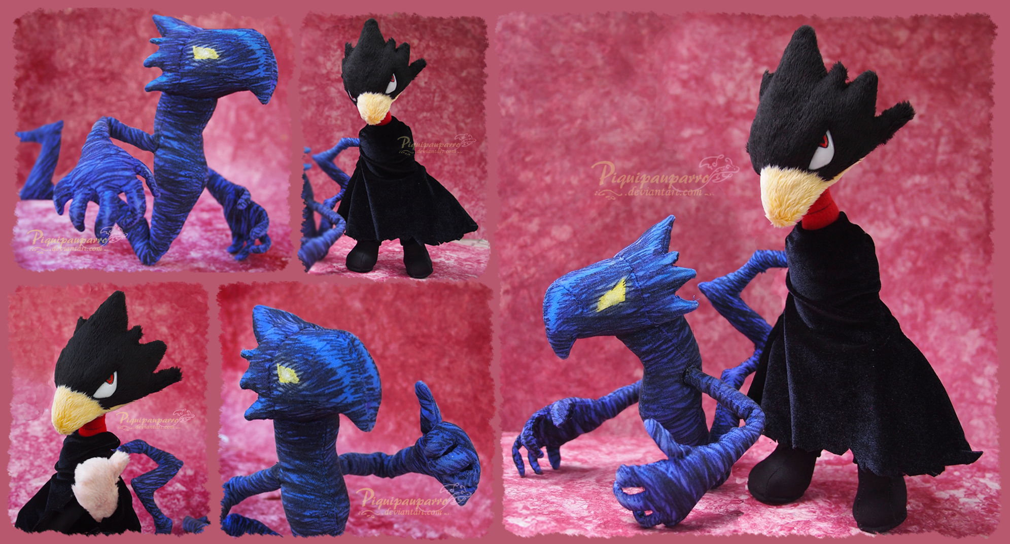 Tokoyami / Dark Shadow - Handmade plush - for sale