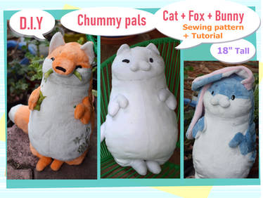 Chummy pals - Sewing pattern + tutorial