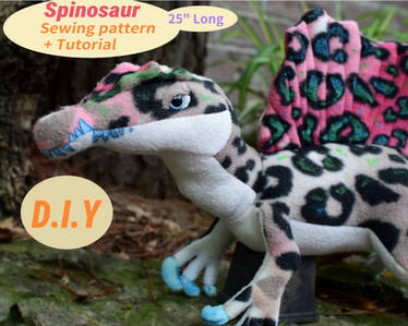Spinosaur - plush pattern