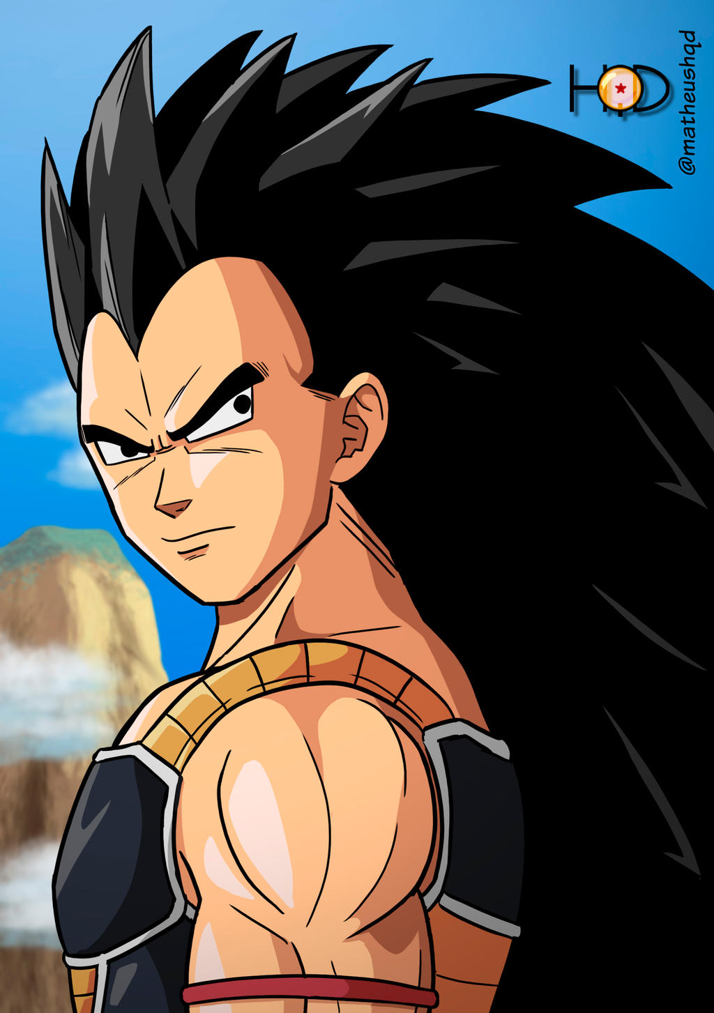 Raditz Smiling Good Raditz by MatheusHQD on DeviantArt