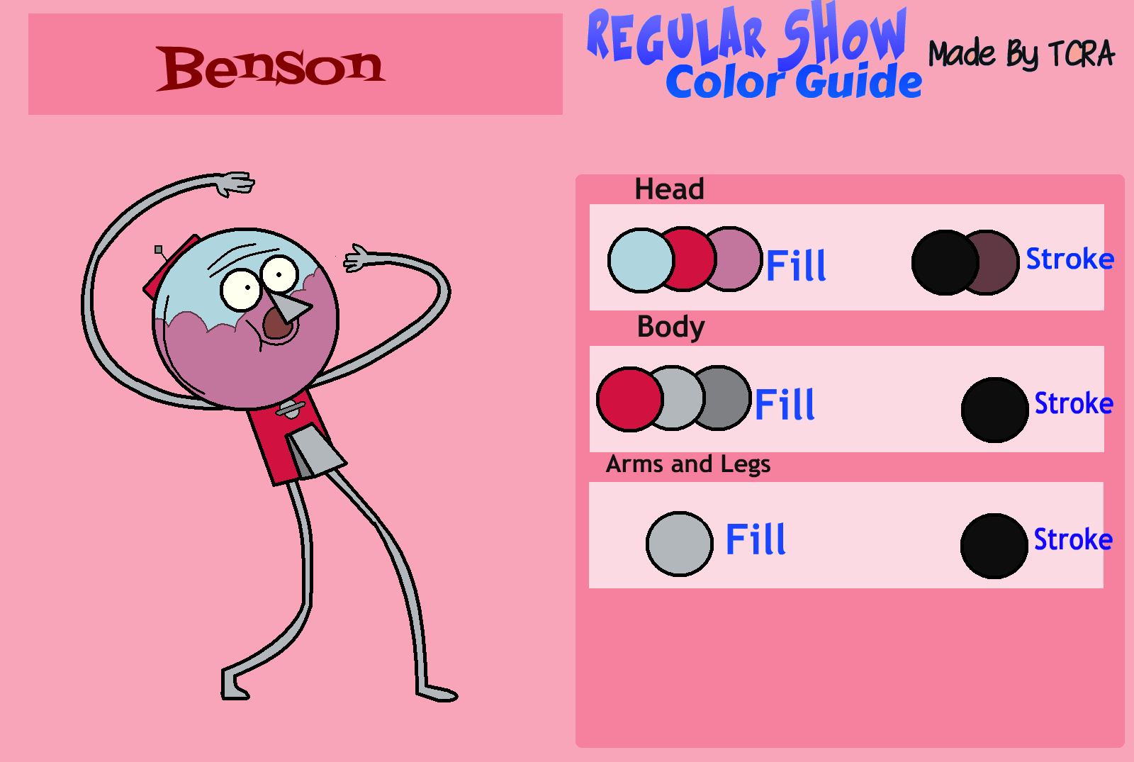 Regular Show Color Guide Benson By Thecraprightart On Deviantart