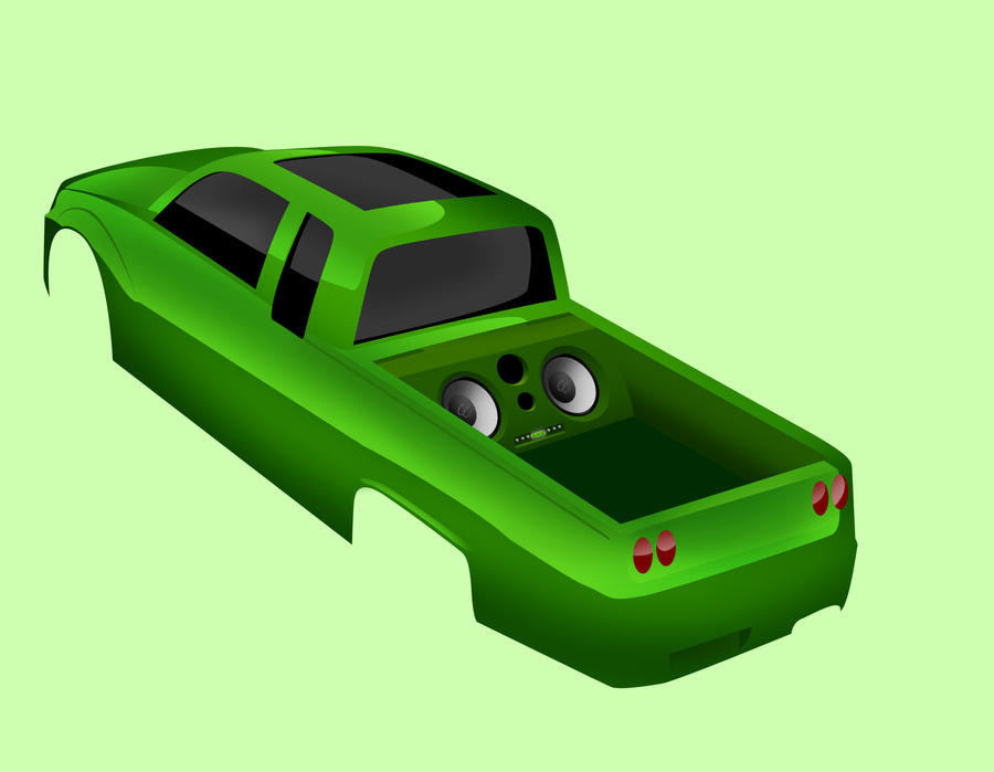 Lowrider Ute Rear WIP by dazza-mate on DeviantArt