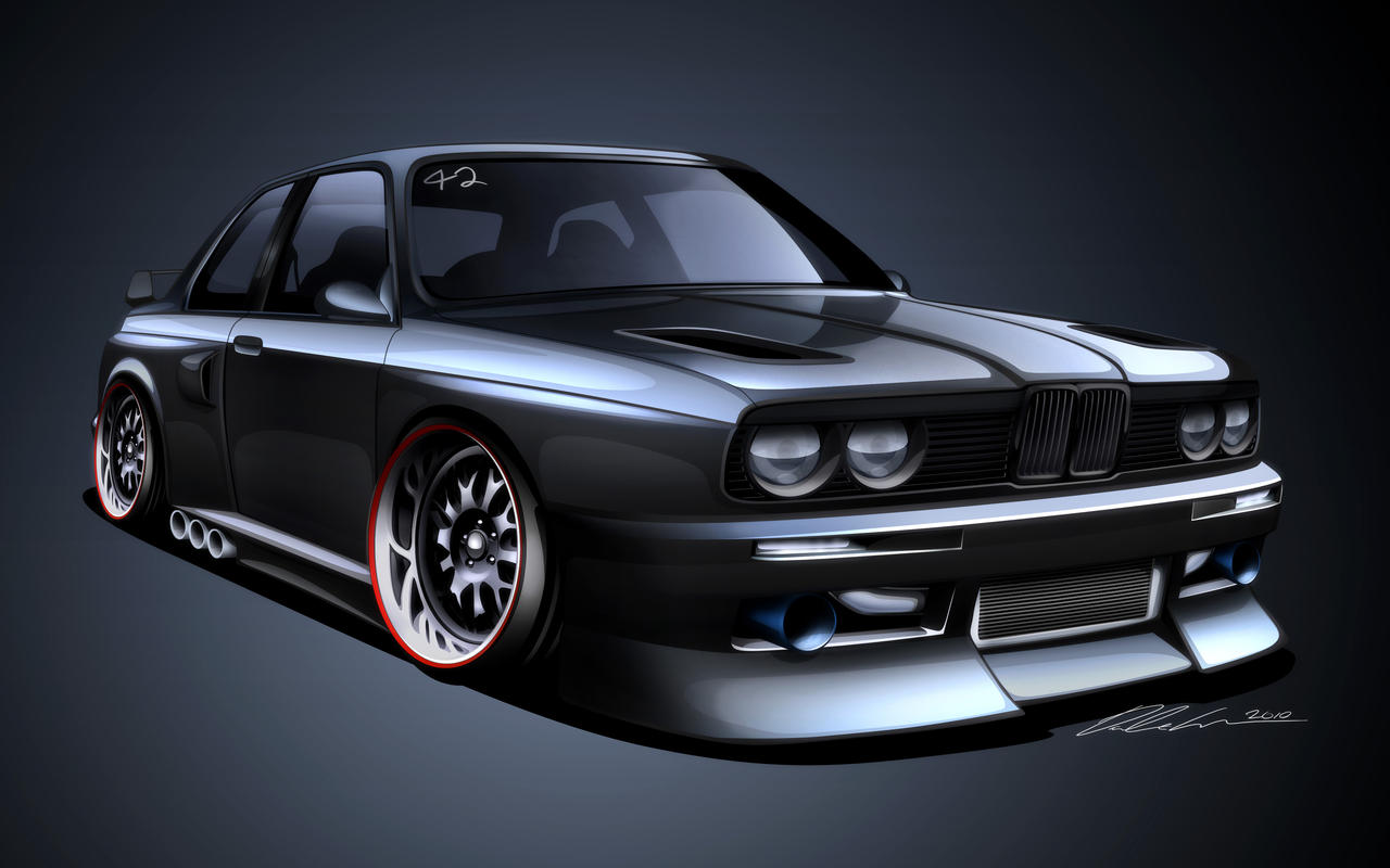 E30 Rally Cartoon e30 M3 Race Car by dazza-mate on DeviantArt