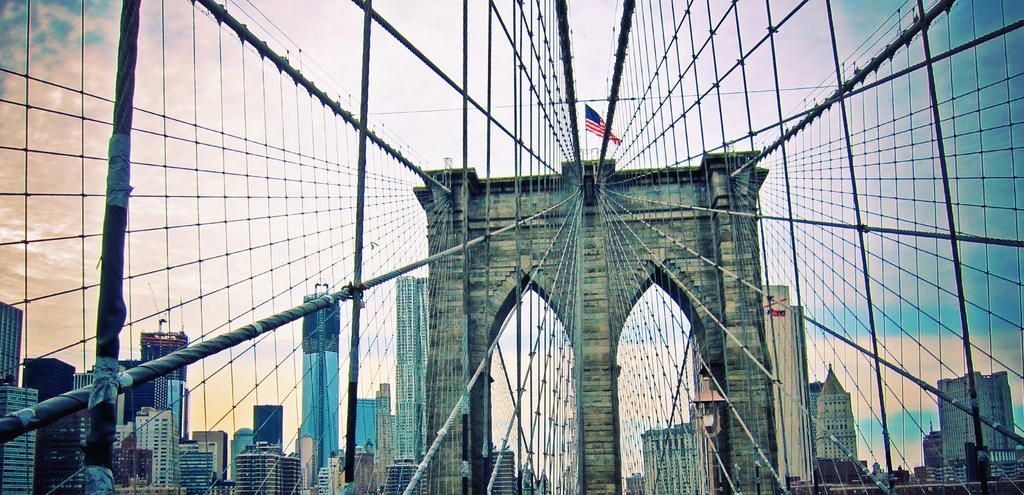 Brooklyn Bridge Skyline by emshore