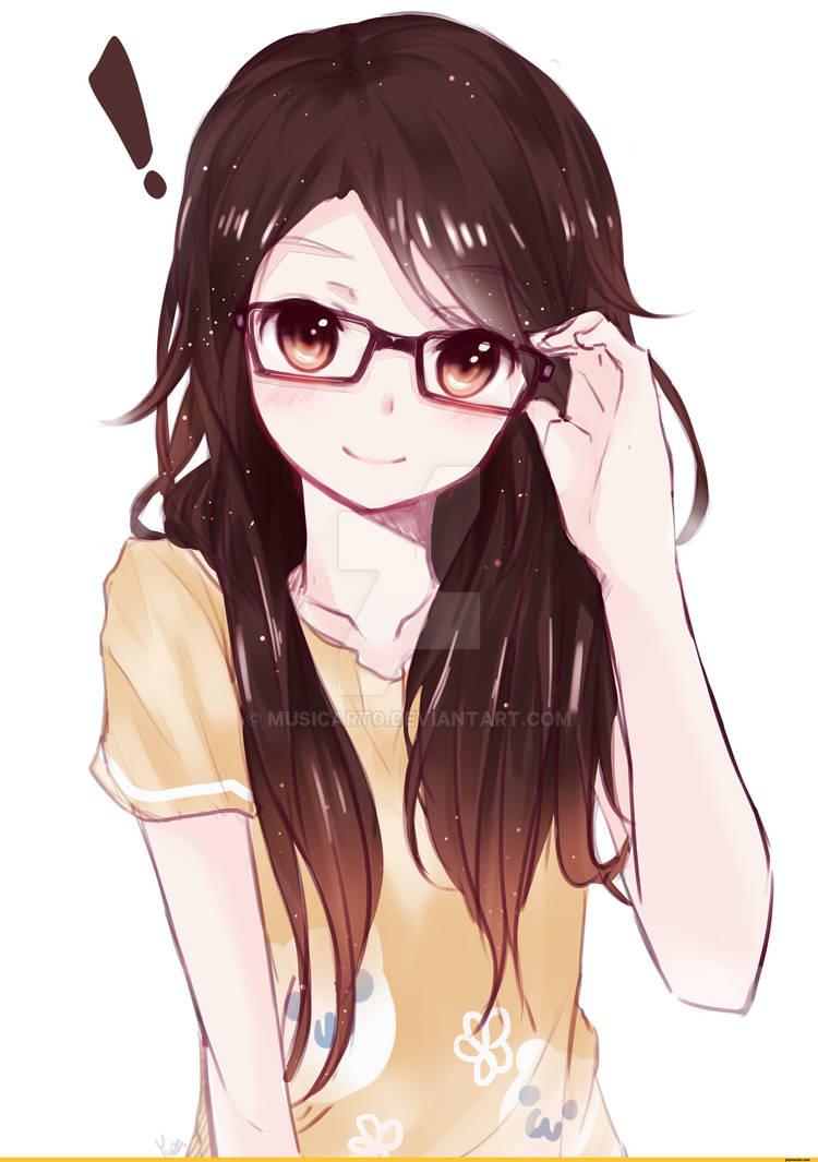 Anime-art-girl-glasses-1094551 by MusicArt0 on DeviantArt