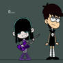 Gothic Luna and Punk Gal Lucy Loud